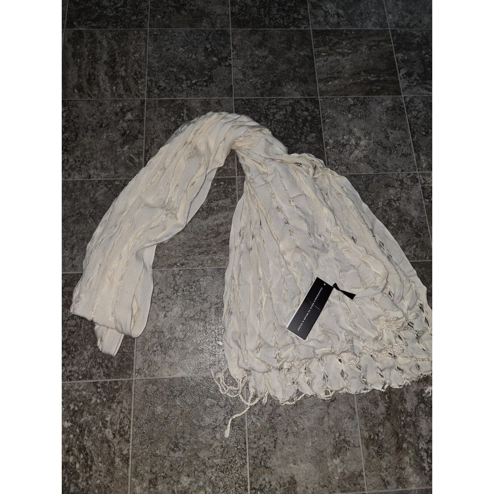 NWT The Limited Women White Scarf One Size, #885